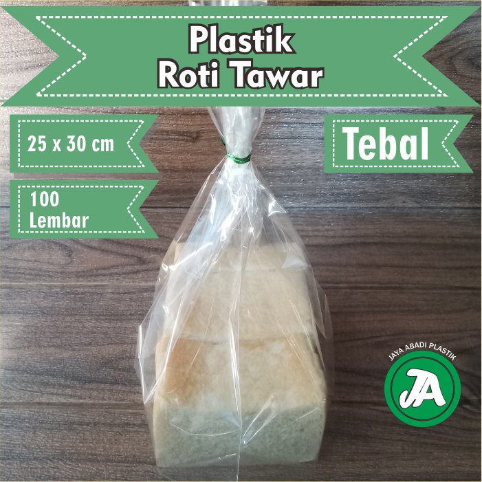 Jual Plastik Roti Tawar 25 X 30 Cm Plastik Roti Sisir Isi 100 Lembar