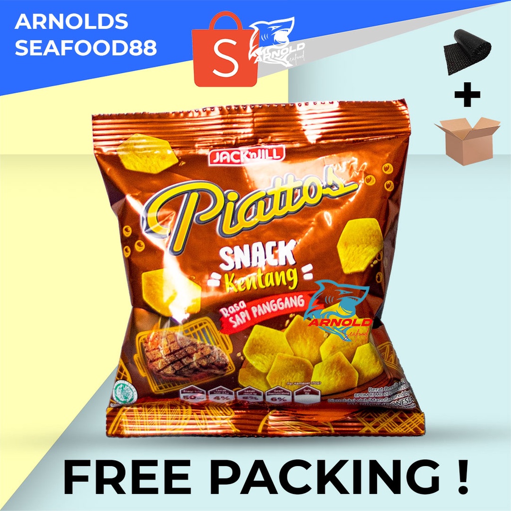 Jual Piattos Snack Kentang Sapi Panggang Gr Snack Kentang Satuan