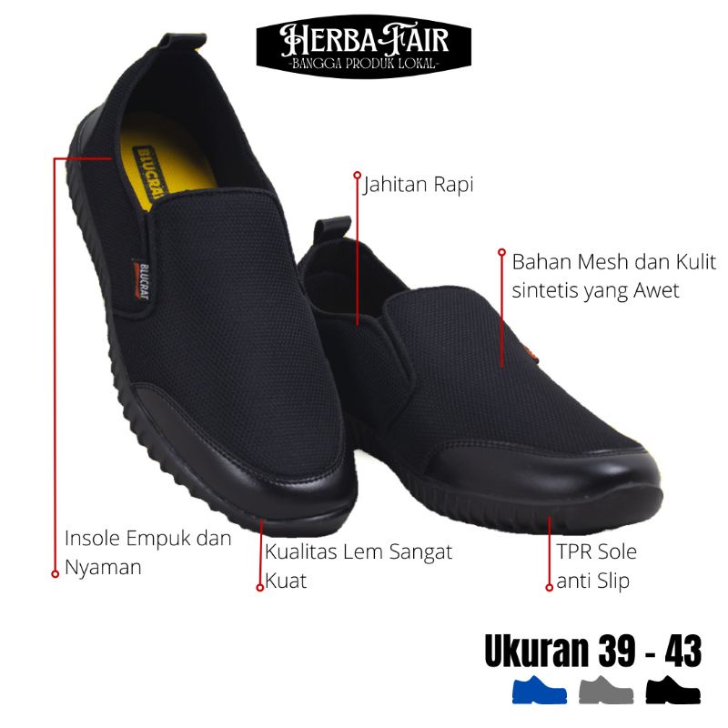 Jual Sepatu Slip On Pria Murah Spatu Slip On Pria Slipon Sepatu