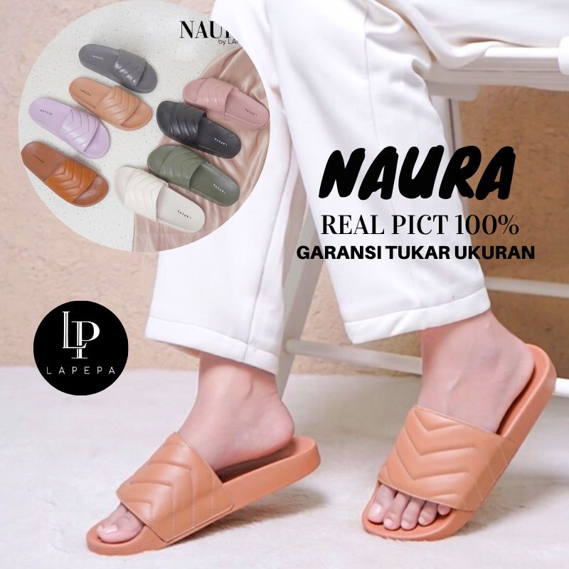 Jual Lapepa Naura Sandal Selop Sendal Wanita Nyaman Model Slip On