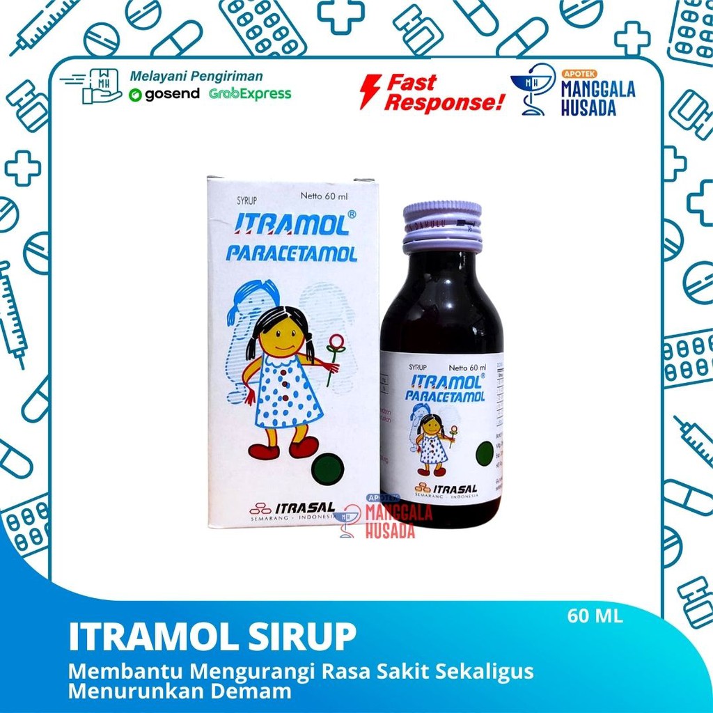 Jual ITRAMOL PARACETAMOL SIRUP 60 ML Shopee Indonesia