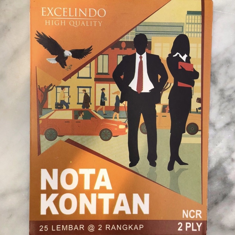 Jual NOTA KONTAN BESAR EXCELINDO 25 LEMBAR X 2 PLY NCR KERTAS NOTA