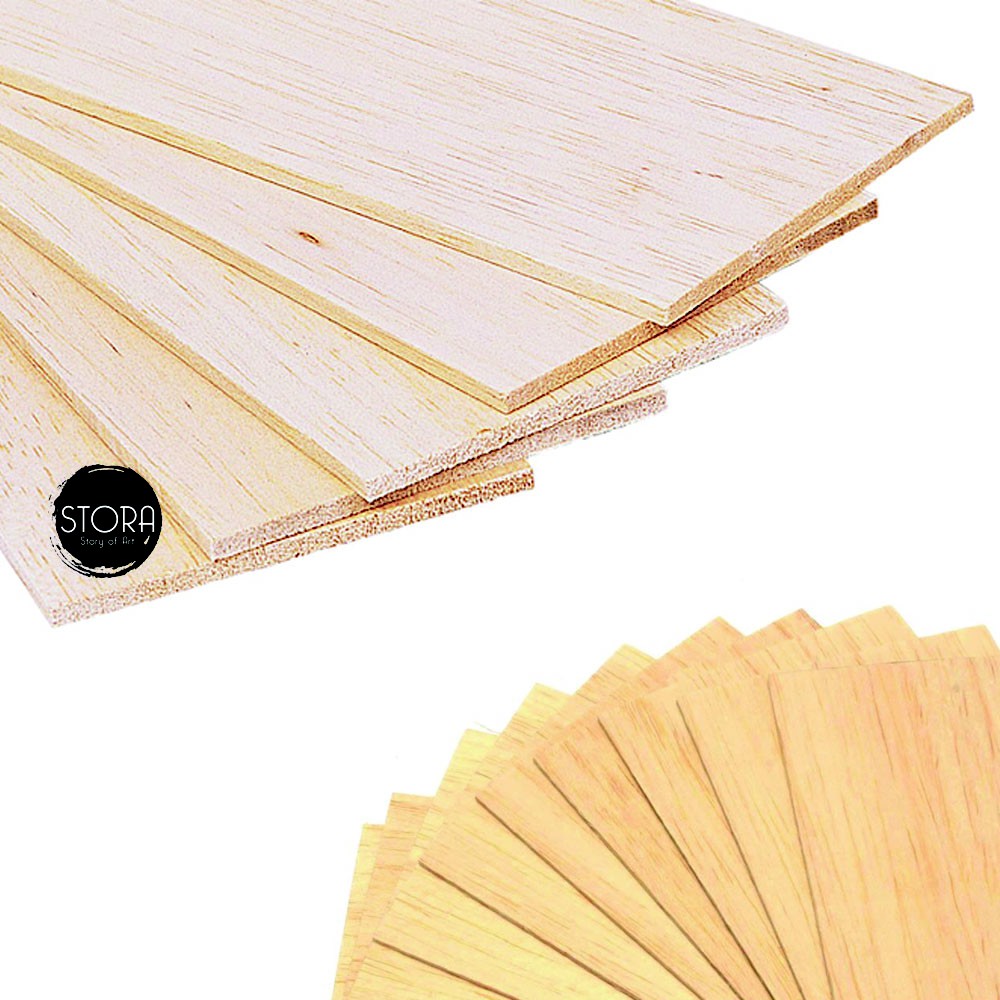 Jual Balsa Sheet Mm Mm Mm Kayu Balsa Lembaran X Cm Shopee