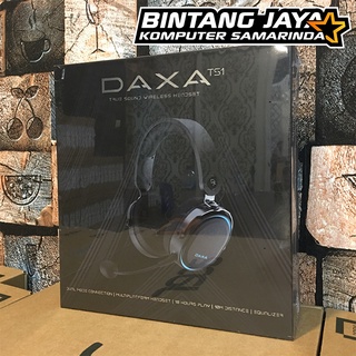 Jual Rexus Daxa Ts Rgb Wireless Gaming Headset Hitam Putih