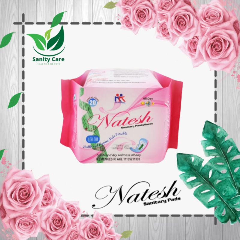 Jual Pembalut Herbal Natesh Pantyliner Day Night Night Extralong