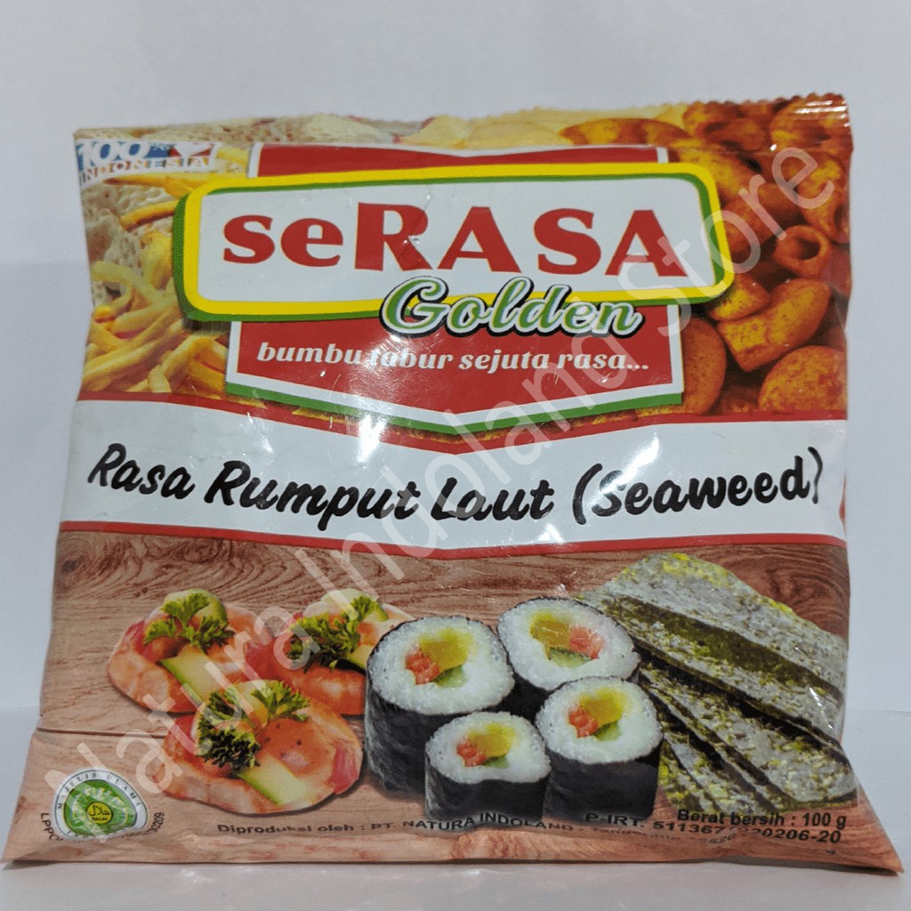 Jual Serasa Golden Bumbu Tabur Gr Rasa Rumput Laut Seaweed