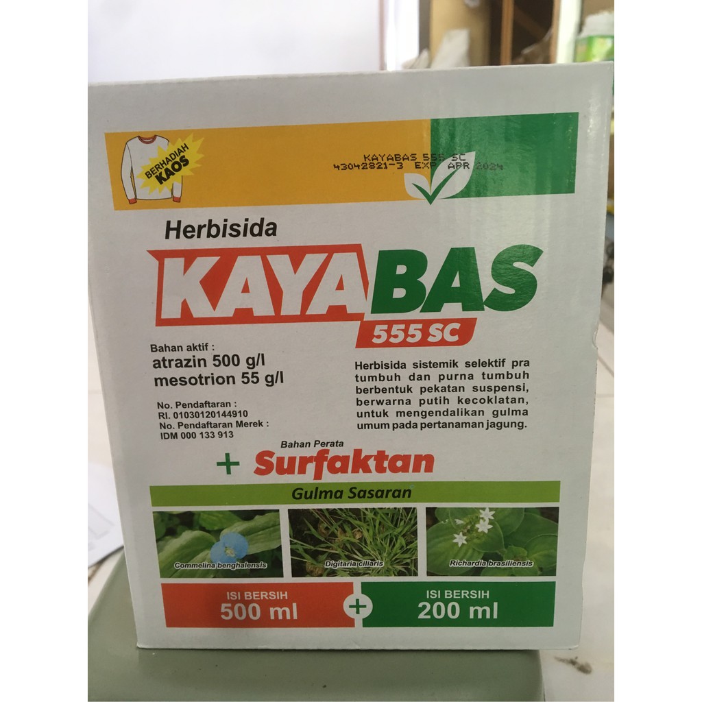 Jual Herbisida Kayabas Sc Ml Pembasmi Rumput Pada Lahan