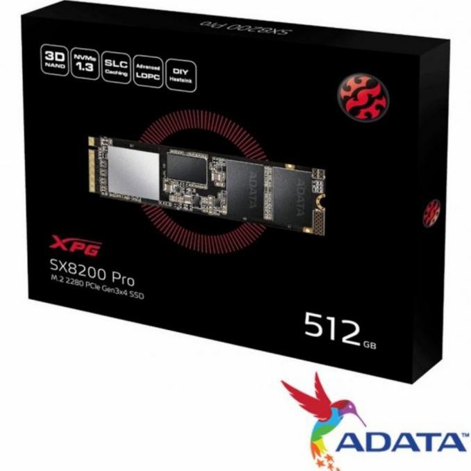 Jual Adata Sx8200Pro 512Gb M 2 Sata Nvme Pcie Gen3X4 R 3500Mb S W