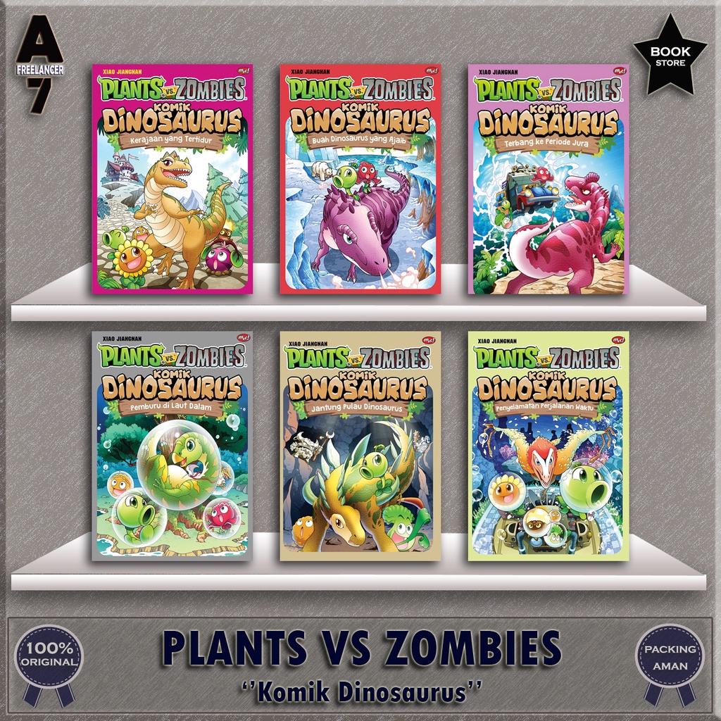 Jual Komik Pendidikan Plants Vs Zombies Komik Dinosaurus Educomic