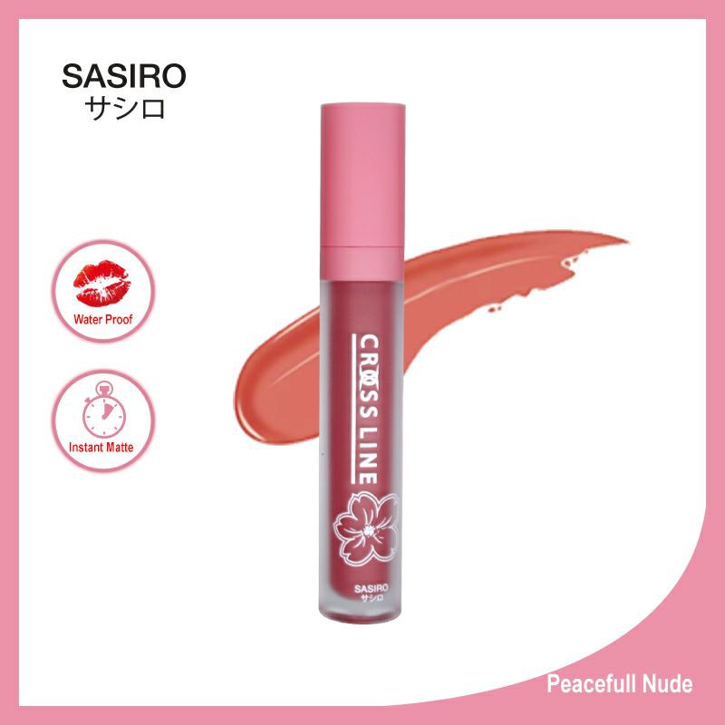 Jual Lipstick SASIRO Original Lip Cream Peacefull Nude Shopee Indonesia