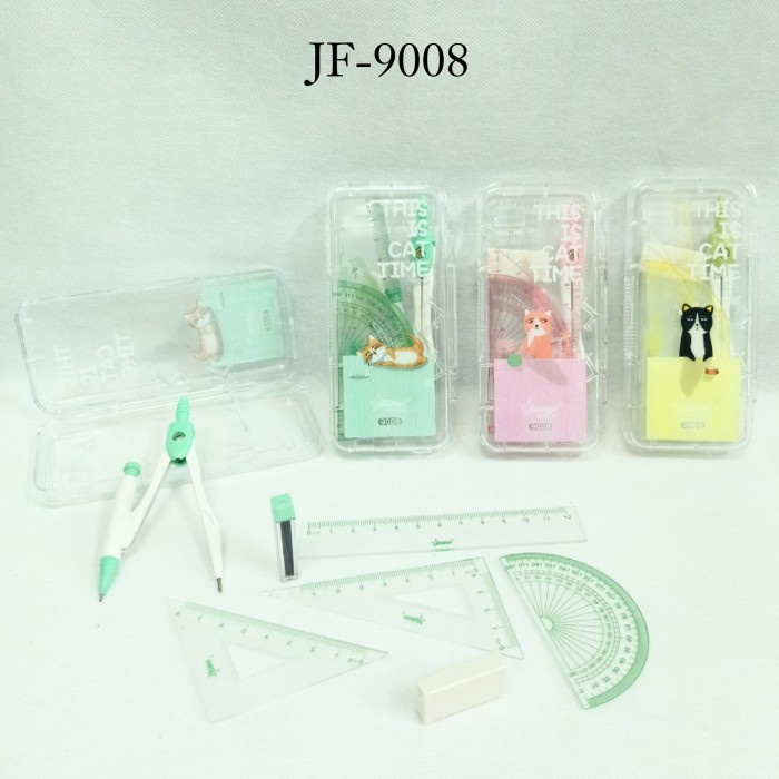 Jual MJ Jangka JF 9008 Jangka Sekolah Math Set Shopee Indonesia