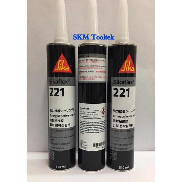 Jual Sikaflex 221 Sealant PU Black Grey White Shopee Indonesia