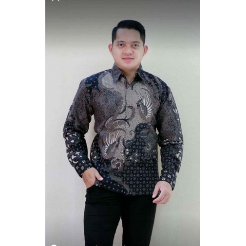 Jual Batik Pria Lengan Panjang PRABOWO UTUNGGA Full Furing Kemeja