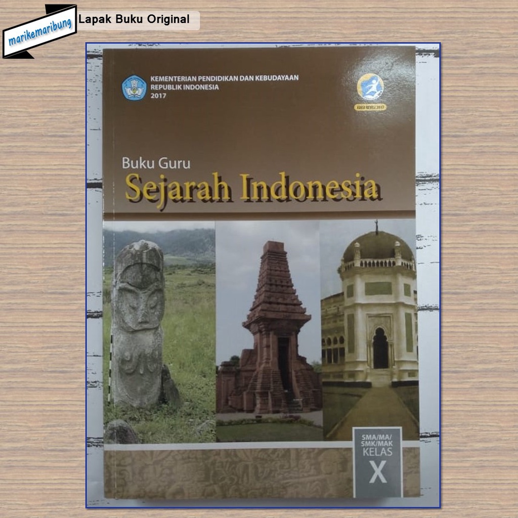 Jual Buku Guru Sejarah Indonesia Kelas 10 SMA SMK Kur 2013 Revisi