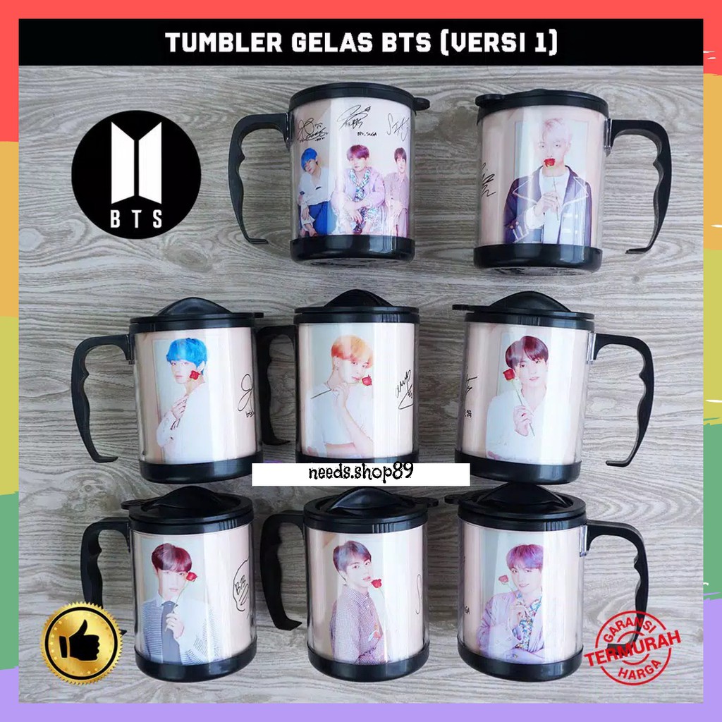 Jual Tumbler Gelas Bts Bangtan Versi 1 Tumblr Merchandise Kpop Souvenir