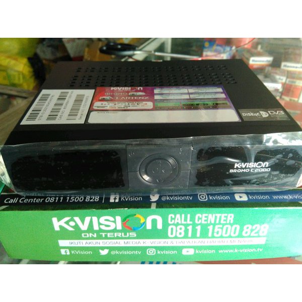 Jual Receiver Parabola KVISION BROMO C2000 K Vision HYBRID C BAND DAN