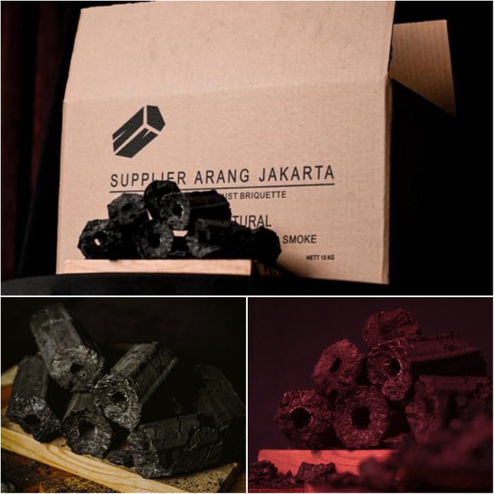 Jual Premium Charcoal Briquette Sawdust Briquette Arang Briket Kg