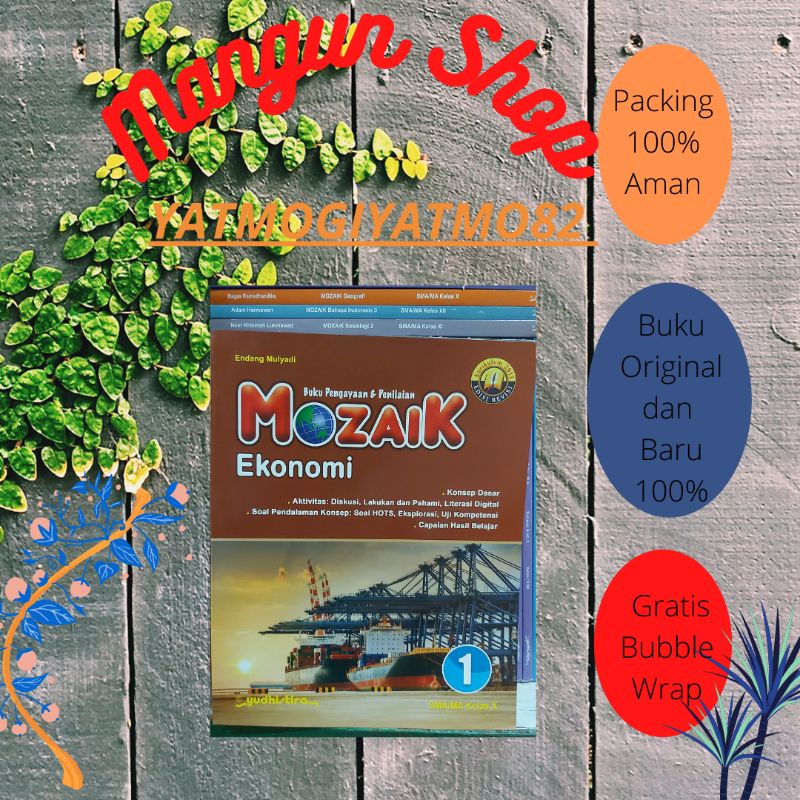 Jual Buku Mozaik Pengayaan Dan Penilaian Ekonomi Sma Kelas X K