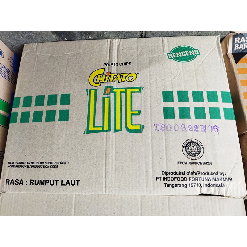 Jual Chitato Lite Rumput Laut Lays Rumput Laut Chitato Lite Dus Karton