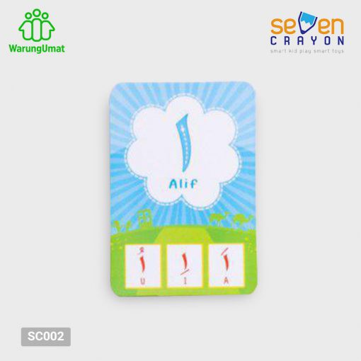 Jual SEVEN CRAYON FLASH CARD HURUF HIJAIYAH Shopee Indonesia