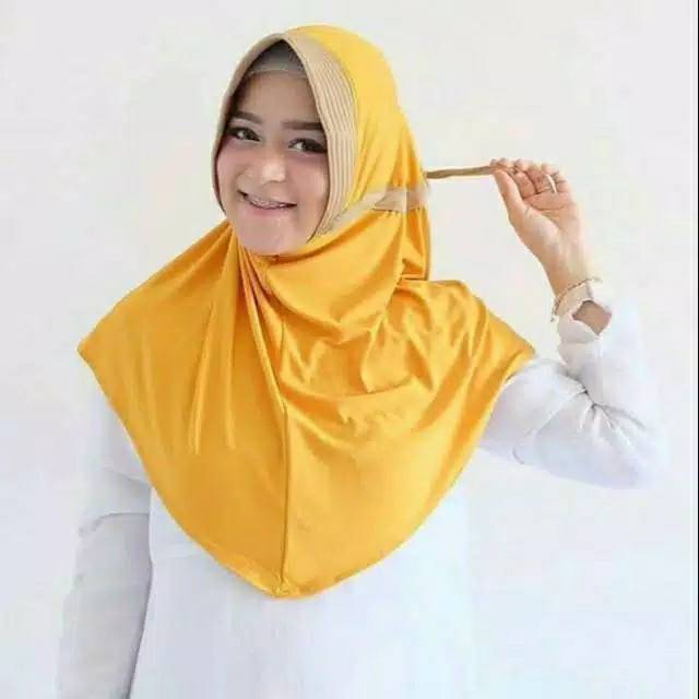 Jual JILBAB INSTANT ADIBA SERUT JOKOWI KOMBINASI HIJAB JILBAB KERUDUNG