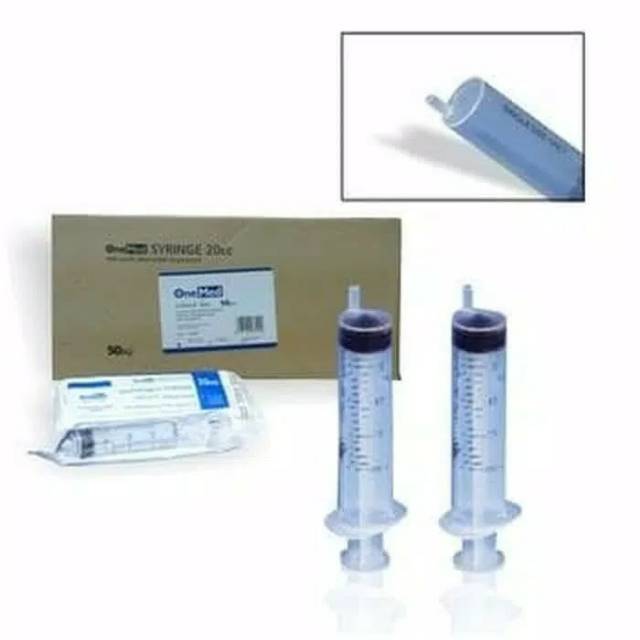 Jual SPUIT 20CC ENTERIC TIP ONEMED PCS 1 BOX ISI 50 PCS SYRINGE 20