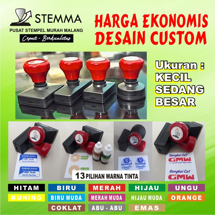 Jual Stempel Custom Murah I Stempel Flash Warna I Flash Stamp I Stempel