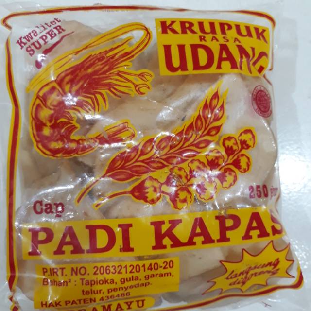 Jual Kerupuk Udang Nikmat Padi Kapas Oleh Oleh Khas Indramayu Shopee