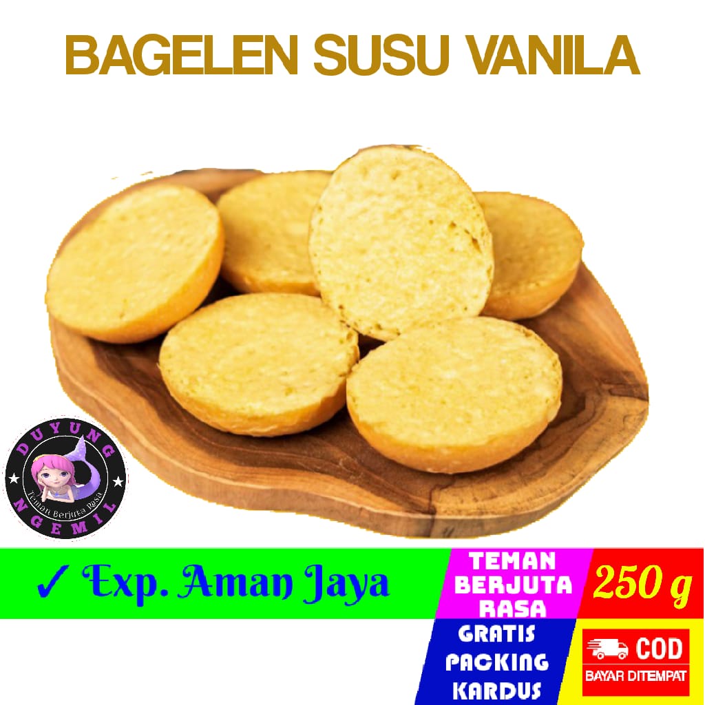 Jual Bagelen Vanila G Roti Kering Bagelan Bandung Duyung Ngemil