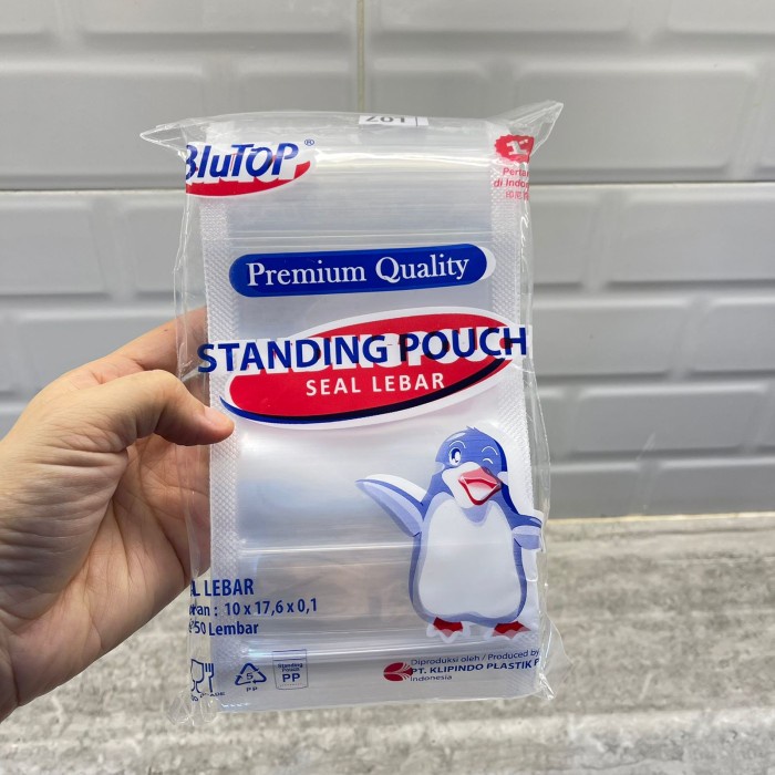 Jual X Standing Pouch Pinguin Kantong Plastik Ziplock Stp