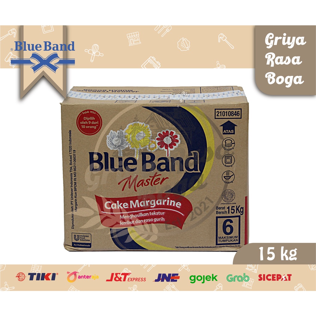 Jual Blue Band Master Cake Margarin 15 Kg Shopee Indonesia