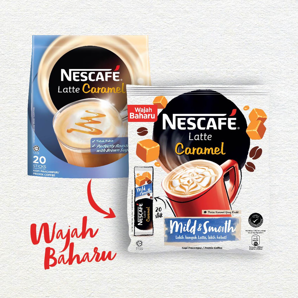 Jual Nescafe Latte Caramel Coffee Malaysia S X Gr Kopi Rasa