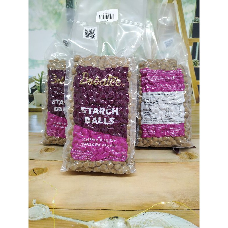 Jual Bobatee Kg Tapioca Pearls Starch Balls Bobatee Instant Bubble