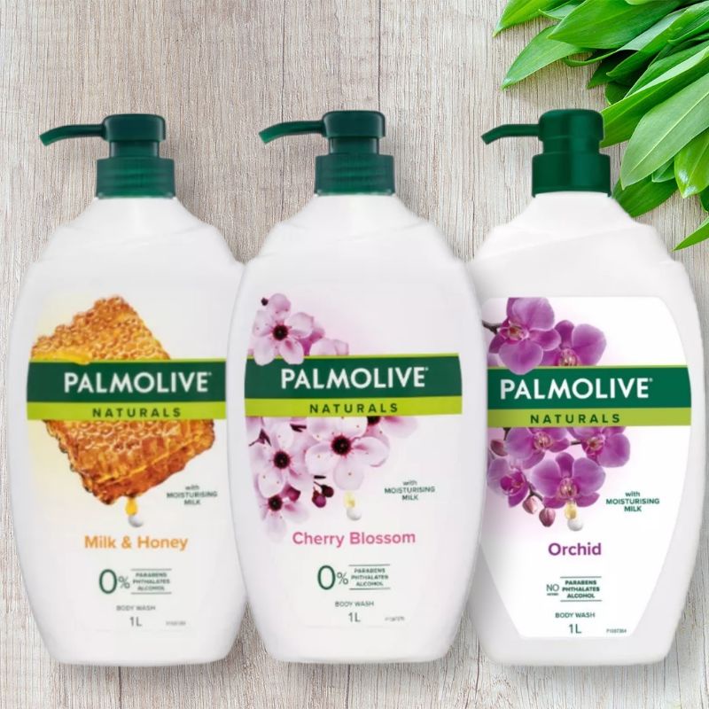 Jual Palmolive Body Wash Pump L Liter Honey Milk Cherry Blossom