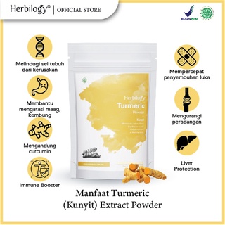 Jual Herbilogy Turmeric Kunyit Extract Powder 100g Maag Liver