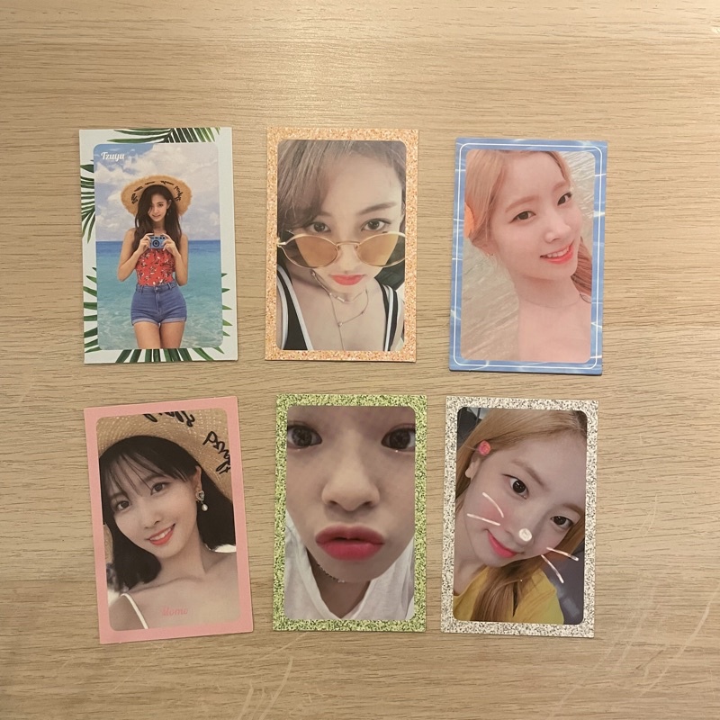 Jual Official Photocard Twice Summer Nights Tzuyu Momo Jihyo Dahyun