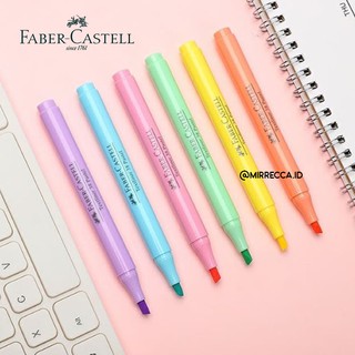 Textliner Pastel Colour Faber Castell Highlighter Pen Shopee Indonesia