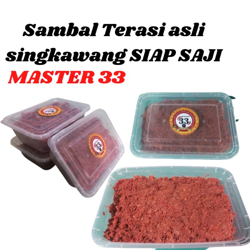 Jual Sambal Terasi Siap Saji Gram Sambal Terasi Asli Singkawang