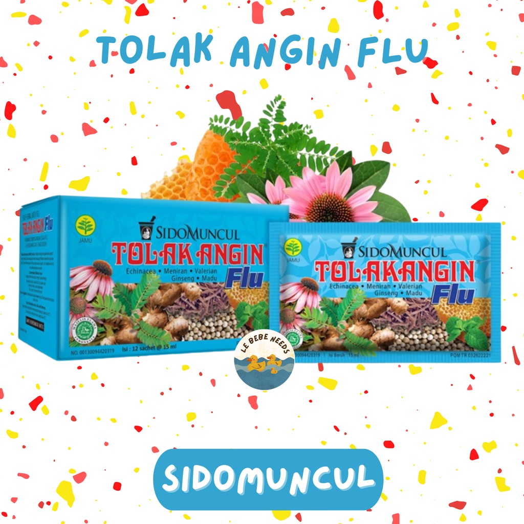 Jual Sidomuncul Tolak Angin Flu Dus Isi Sachet Tolak Angin Biru