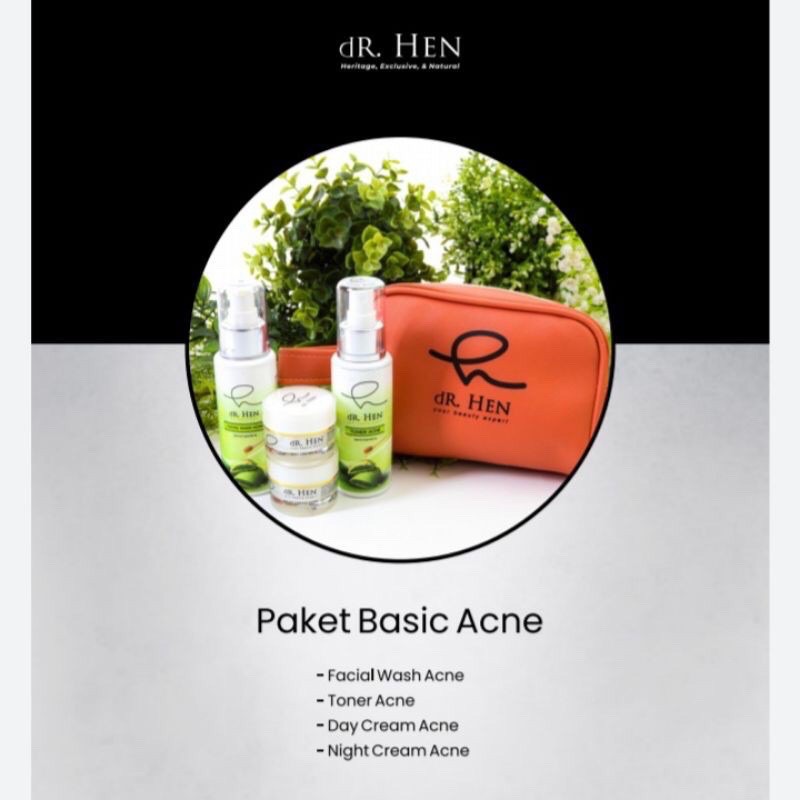 Jual DR Hen Paket Acne DR Hen By Dr Richard Lee Athena Group Shopee