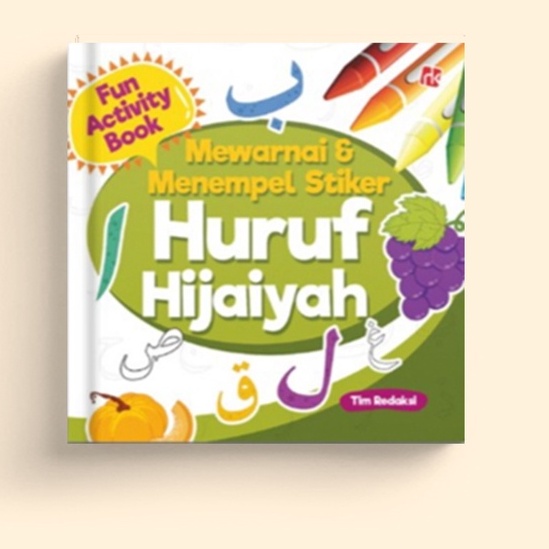 Jual FUN ACTIVITY BOOK MEWARNAI MENEMPEL STIKER HURUF HIJAIYAH