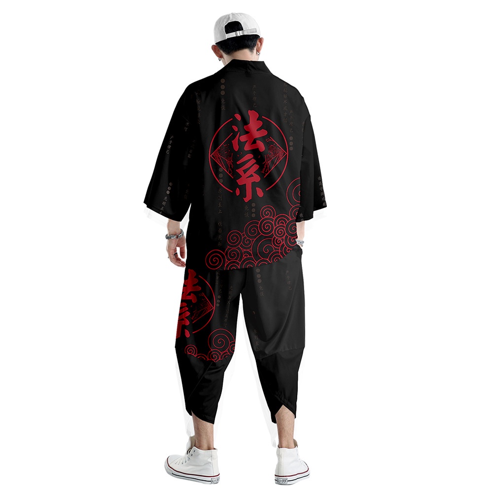 Jual Baju Loose Kimonos Women Men Cardigan Japanese Samurai Haori