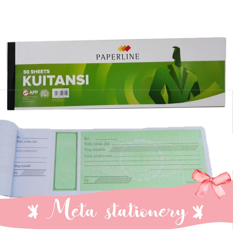 Jual Kwitansi Besar Paperline 50 Lembar Shopee Indonesia