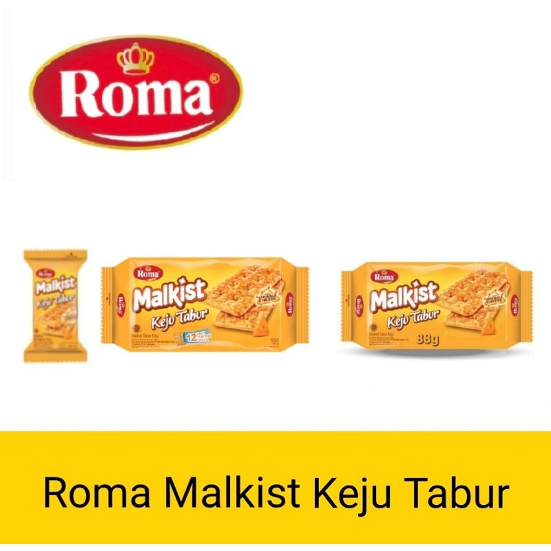 Jual Keju Tabur Roma Malkist Keju Tabur Biskuit Keju Tabur Shopee