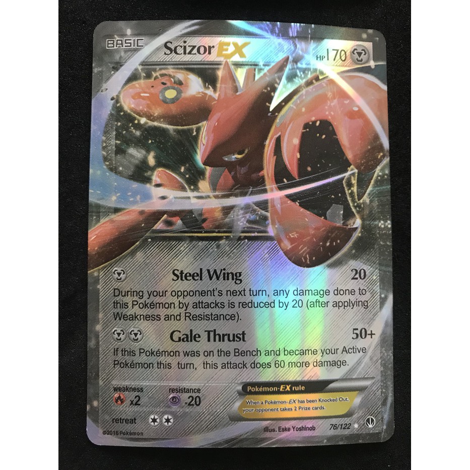 Jual Kartu Pokemon TCG Sun Moon Scizor EX Harga Kartu 3 Shopee