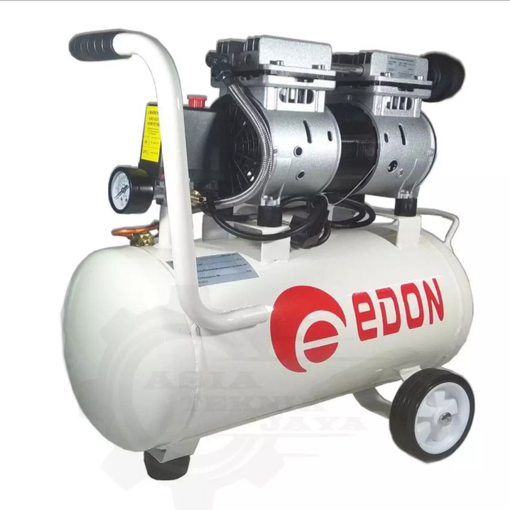 Jual MESIN KOMPRESOR LISTRIK MERK EDON 25 LITER 3 4 HP SILENT OILES