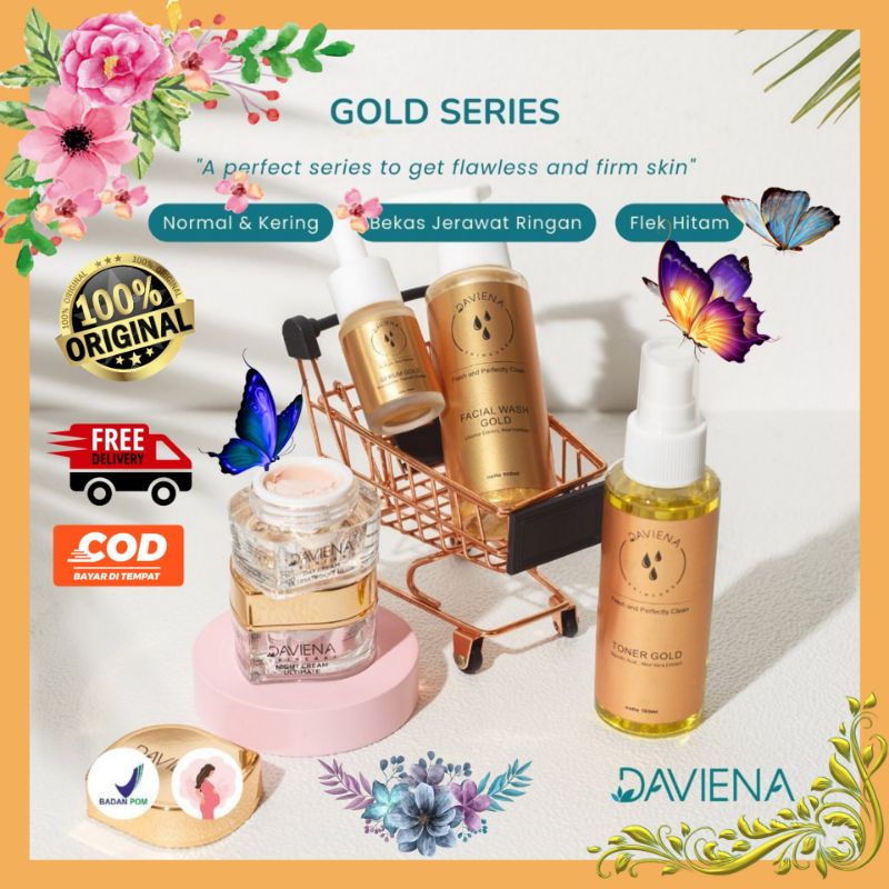 Jual Official Daviena Skincare Gold Gold Series Daviena Skincare