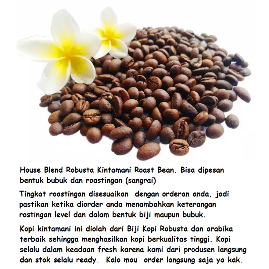 Jual PROMO COD Biji Kopi Bali Kintamani Mix Robusta Arabika