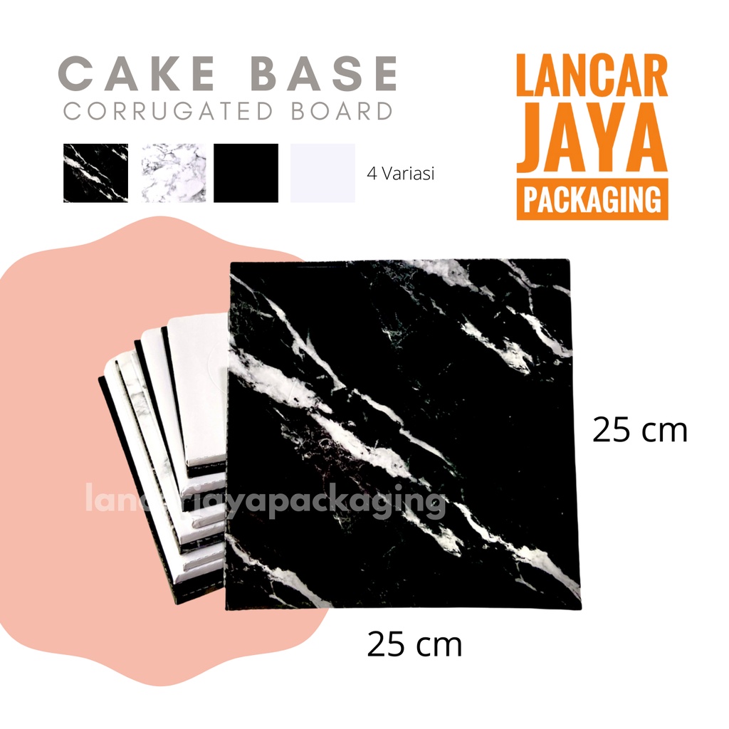 Jual Cake Base Kue Tart Cm Tatakan Cakeboard Corrugated Papan Alas