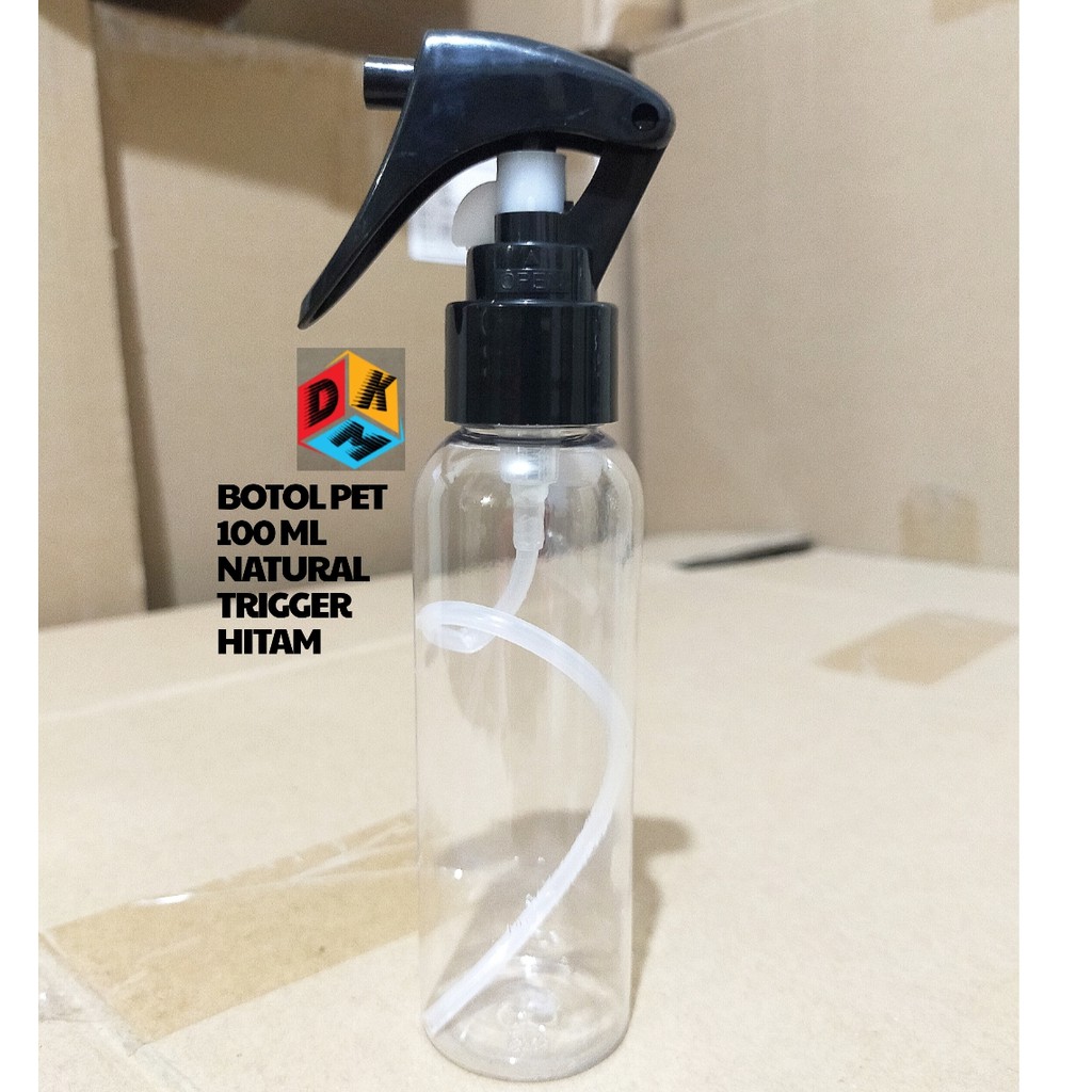 Botol Spray 100 Ml Natural Trigger Hitam Shopee Indonesia